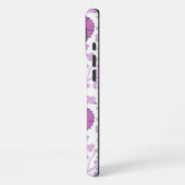 Jacobean Floral Big Pattern Pinks op wit iPhone Hoesje (Linkerkant)