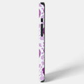 Jacobean Floral Big Pattern Pinks op wit iPhone Hoesje (Linkerkant)