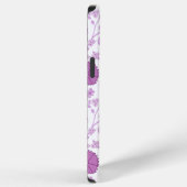 Jacobean Floral Big Pattern Pinks op wit iPhone Hoesje (Rechterkant)