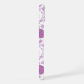 Jacobean Floral Big Pattern Pinks op wit iPhone Hoesje (Rechterkant)