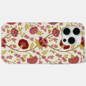 Jacobean Floral Big Pattern Reds Pinks Gold Cream Case-Mate iPhone Case (Achterkant (horizontaal))