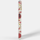 Jacobean Floral Big Pattern Reds Pinks Gold Cream Case-Mate iPhone Case (Achterkant / Rechts)