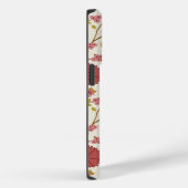 Jacobean Floral Big Pattern Reds Pinks Gold Cream Case-Mate iPhone Case (Achterkant / Rechts)