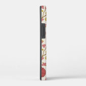 Jacobean Floral Big Pattern Reds Pinks Gold Cream Case-Mate iPhone Case (Achterkant / Rechts)