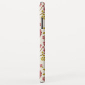 Jacobean Floral Big Pattern Reds Pinks Gold Cream Case-Mate iPhone Case (Achterkant/rechts)