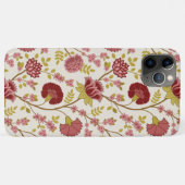 Jacobean Floral Big Pattern Reds Pinks Gold Cream Case-Mate iPhone Case (Achterkant (horizontaal))