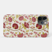 Jacobean Floral Big Pattern Reds Pinks Gold Cream Case-Mate iPhone Case (Achterkant (horizontaal))