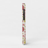 Jacobean Floral Big Pattern Reds Pinks Gold Cream Case-Mate iPhone Case (Achterkant/links)