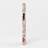 Jacobean Floral Big Pattern Reds Pinks Gold Cream Case-Mate iPhone Case (Achterkant/rechts)