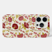 Jacobean Floral Big Pattern Reds Pinks Gold Cream Case-Mate iPhone Case (Achterkant (horizontaal))