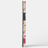 Jacobean Floral Big Pattern Reds Pinks Gold Cream Case-Mate iPhone Case (Achterkant / Rechts)