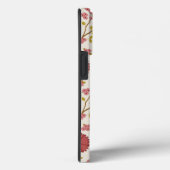 Jacobean Floral Big Pattern Reds Pinks Gold Cream Case-Mate iPhone Case (Achterkant / Rechts)