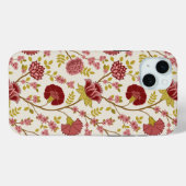 Jacobean Floral Big Pattern Reds Pinks Gold Cream Case-Mate iPhone Case (Achterkant (horizontaal))