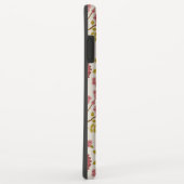 Jacobean Floral Big Pattern Reds Pinks Gold Cream Case-Mate iPhone Case (Achterkant/rechts)