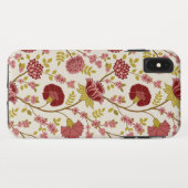 Jacobean Floral Big Pattern Reds Pinks Gold Cream Case-Mate iPhone Case (Achterkant (horizontaal))