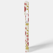 Jacobean Floral Big Pattern Reds Pinks Gold Cream Case-Mate iPhone Case (Achterkant / Links)