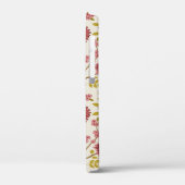Jacobean Floral Big Pattern Reds Pinks Gold Cream Case-Mate iPhone Case (Achterkant / Links)