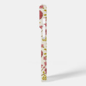 Jacobean Floral Big Pattern Reds Pinks Gold Cream Case-Mate iPhone Case (Achterkant / Links)
