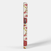 Jacobean Floral Big Pattern Reds Pinks Gold Cream Case-Mate iPhone Case (Achterkant / Rechts)