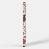 Jacobean Floral Big Pattern Reds Pinks Gold Cream Case-Mate iPhone Case (Achterkant / Rechts)