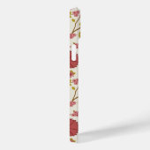 Jacobean Floral Big Pattern Reds Pinks Gold Cream Case-Mate iPhone Case (Achterkant / Rechts)