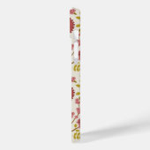 Jacobean Floral Big Pattern Reds Pinks Gold Cream Case-Mate iPhone Case (Achterkant / Links)