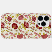 Jacobean Floral Big Pattern Reds Pinks Gold Cream Case-Mate iPhone Case (Achterkant (horizontaal))
