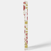 Jacobean Floral Big Pattern Reds Pinks Gold Cream Case-Mate iPhone Case (Achterkant / Links)