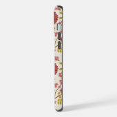 Jacobean Floral Big Pattern Reds Pinks Gold Cream iPhone Hoesje (Linkerkant)