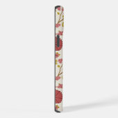 Jacobean Floral Big Pattern Reds Pinks Gold Cream iPhone Hoesje (Rechterkant)