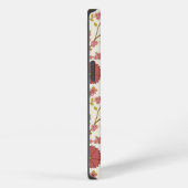 Jacobean Floral Big Pattern Reds Pinks Gold Cream iPhone Hoesje (Rechterkant)