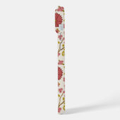 Jacobean Floral Big Pattern Reds Pinks Gold Cream iPhone Hoesje (Linkerkant)