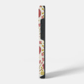 Jacobean Floral Big Pattern Reds Pinks Gold Cream iPhone Hoesje (Linkerkant)