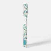 Jacobean Floral Big Pattern Teals op Cream iPhone Hoesje (Rechterkant)