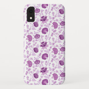Jacobean Floral Herhaal Patroon Pinks op Wit Case-Mate iPhone Case