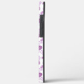 Jacobean Floral Herhaal Patroon Pinks op Wit Case-Mate iPhone Case (Achterkant / Links)