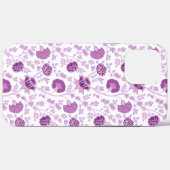 Jacobean Floral Herhaal Patroon Pinks op Wit Case-Mate iPhone Case (Achterkant (horizontaal))
