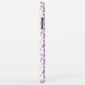 Jacobean Floral Herhaal Patroon Pinks op Wit Case-Mate iPhone Case (Achterkant/rechts)