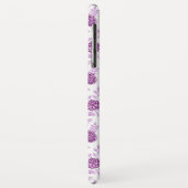 Jacobean Floral Herhaal Patroon Pinks op Wit Case-Mate iPhone Case (Achterkant/links)