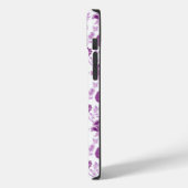 Jacobean Floral Herhaal Patroon Pinks op Wit Case-Mate iPhone Case (Achterkant / Links)