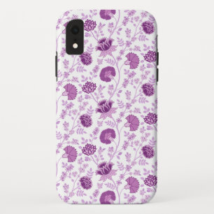 Jacobean Floral Herhaal Patroon Pinks op Wit Case-Mate iPhone Case