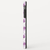 Jacobean Floral Herhaal Patroon Pinks op Wit Case-Mate iPhone Case (Achterkant/links)