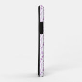 Jacobean Floral Herhaal Patroon Pinks op Wit Case-Mate iPhone Case (Achterkant/rechts)