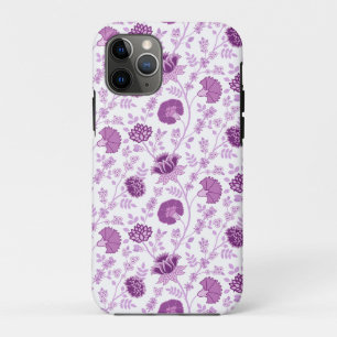 Jacobean Floral Herhaal Patroon Pinks op Wit Case-Mate iPhone Case
