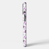Jacobean Floral Herhaal Patroon Pinks op Wit Case-Mate iPhone Case (Achterkant / Links)
