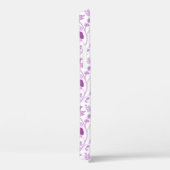 Jacobean Floral Herhaal Patroon Pinks op Wit Case-Mate iPhone Case (Achterkant / Rechts)