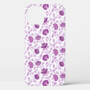 Jacobean Floral Herhaal Patroon Pinks op Wit Case-Mate iPhone Case