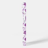 Jacobean Floral Herhaal Patroon Pinks op Wit Case-Mate iPhone Case (Achterkant / Links)