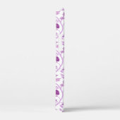 Jacobean Floral Herhaal Patroon Pinks op Wit Case-Mate iPhone Case (Achterkant / Rechts)