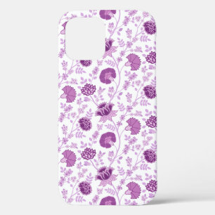 Jacobean Floral Herhaal Patroon Pinks op Wit Case-Mate iPhone Case
